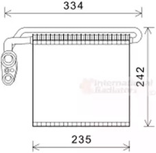 Испаритель (VAN WEZEL: 1800V461)