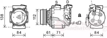 Компрессор (VAN WEZEL: 2500K275)