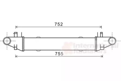 Теплообменник (VAN WEZEL: 30004557)