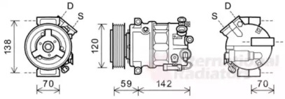 Компрессор (VAN WEZEL: 3700K578)