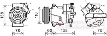 Компрессор (VAN WEZEL: 3700K607)
