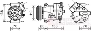 Компрессор (VAN WEZEL: 3700K616)