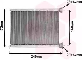 Теплообменник (VAN WEZEL: 43006569)