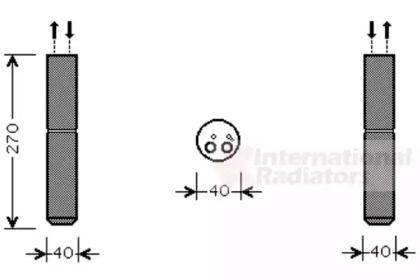 Осушитель (VAN WEZEL: 4300D493)