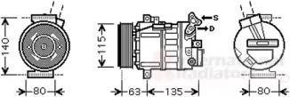 Компрессор (VAN WEZEL: 4300K486)