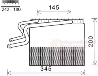 Испаритель (VAN WEZEL: 4300V465)