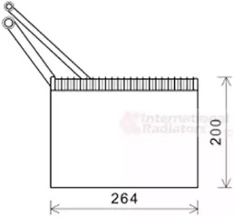 Испаритель (VAN WEZEL: 4300V562)