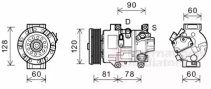 Компрессор (VAN WEZEL: 5300K581)