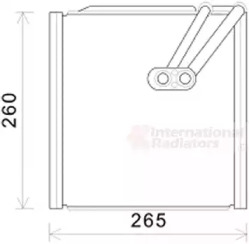 Испаритель (VAN WEZEL: 8200V406)