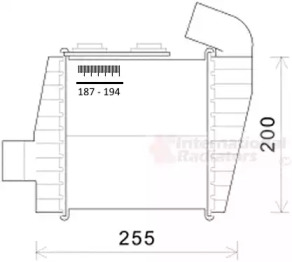 Теплообменник (VAN WEZEL: 83004232)
