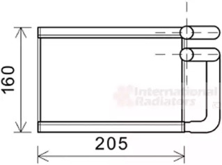 Теплообменник (VAN WEZEL: 83006197)