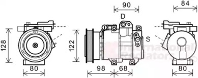 Компрессор (VAN WEZEL: 8300K192)