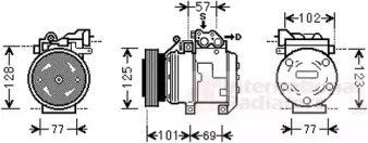Компрессор (VAN WEZEL: 8300K211)