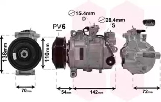 Компрессор (VAN WEZEL: 0600K495)