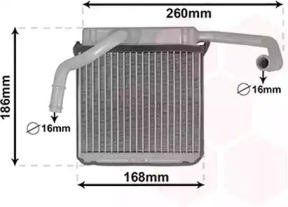 Теплообменник (VAN WEZEL: 18006607)