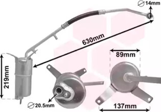 Осушитель (VAN WEZEL: 1800D111)