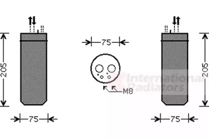 Осушитель (VAN WEZEL: 0300D209)