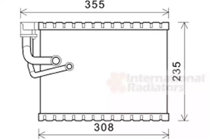 Испаритель (VAN WEZEL: 0300V327)