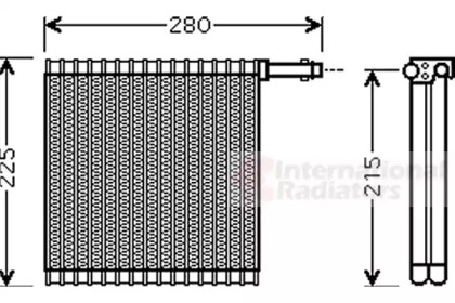 Испаритель (VAN WEZEL: 0200V196)