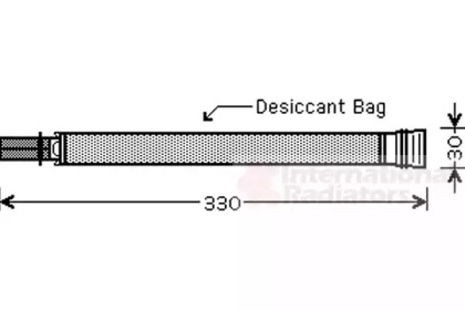 Осушитель (VAN WEZEL: 0600D312)
