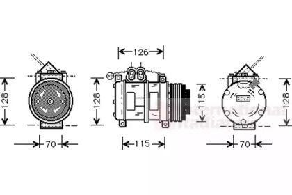 Компрессор (VAN WEZEL: 0600K074)