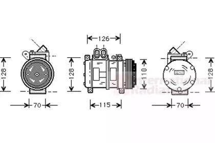 Компрессор (VAN WEZEL: 0600K229)