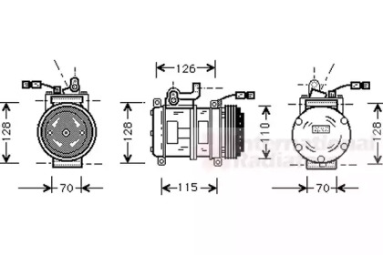 Компрессор (VAN WEZEL: 0600K231)