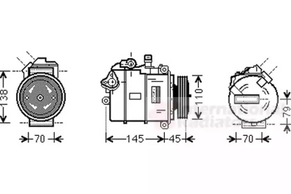 Компрессор (VAN WEZEL: 0600K383)