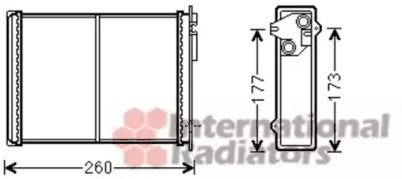 Теплообменник (VAN WEZEL: 09006260)