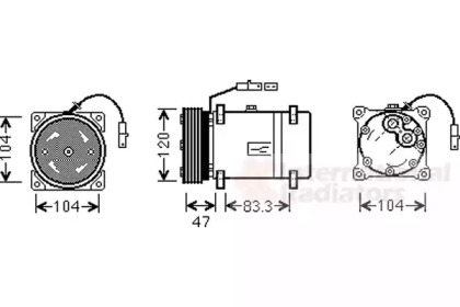 Компрессор (VAN WEZEL: 0900K178)