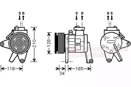 Компрессор (VAN WEZEL: 0700K063)