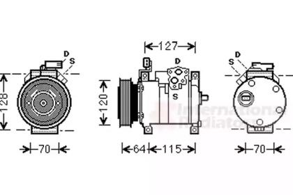 Компрессор (VAN WEZEL: 0700K115)