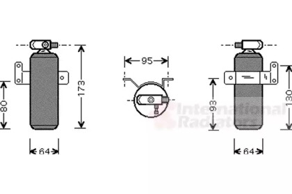 Осушитель (VAN WEZEL: 1300D095)