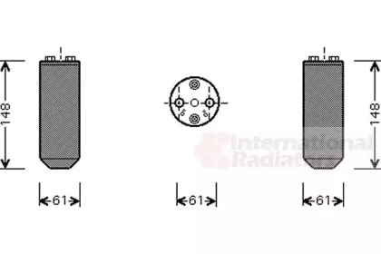 Осушитель (VAN WEZEL: 1300D208)