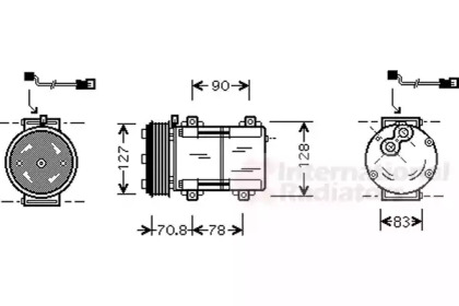 Компрессор (VAN WEZEL: 1800K281)