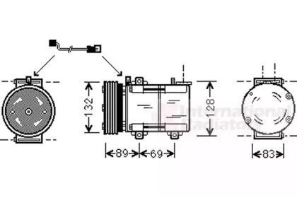 Компрессор (VAN WEZEL: 1800K290)