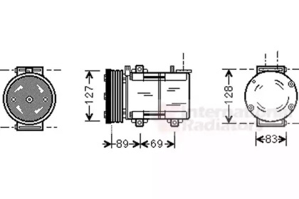 Компрессор (VAN WEZEL: 1800K322)