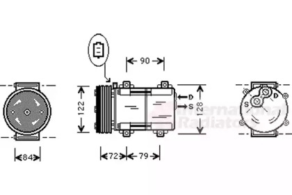 Компрессор (VAN WEZEL: 1800K351)