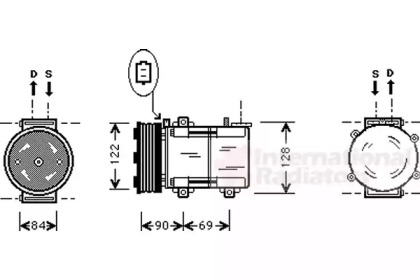 Компрессор (VAN WEZEL: 1800K352)