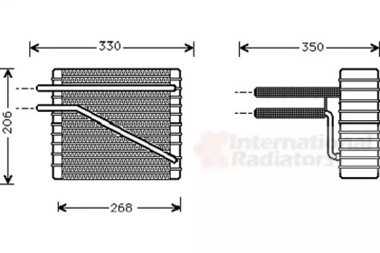 Испаритель (VAN WEZEL: 1800V269)