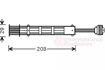 Осушитель (VAN WEZEL: 1700D282)