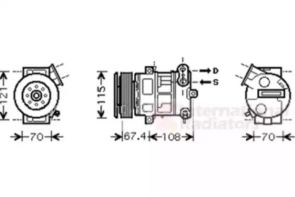 Компрессор (VAN WEZEL: 1700K331)