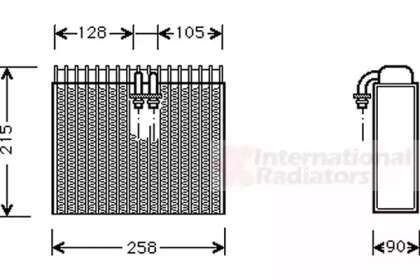 Испаритель (VAN WEZEL: 1700V071)