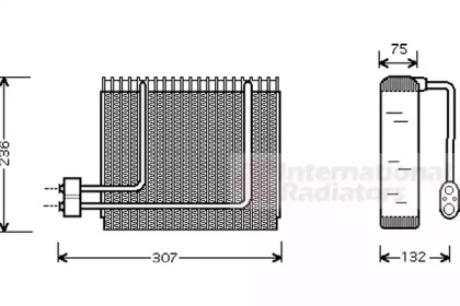 Испаритель (VAN WEZEL: 8200V014)