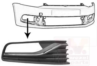 Решетка-облицовка (VAN WEZEL: 5814594)