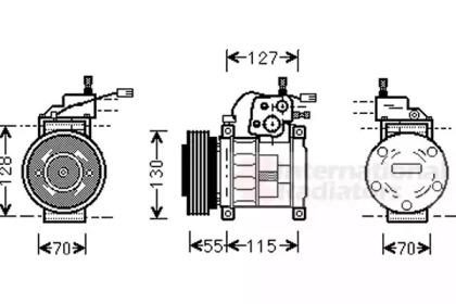 Компрессор (VAN WEZEL: 2100K032)