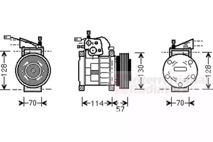 Компрессор (VAN WEZEL: 2100K034)