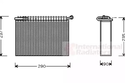 Испаритель (VAN WEZEL: 7300V006)