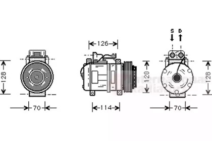 Компрессор (VAN WEZEL: 3000K274)