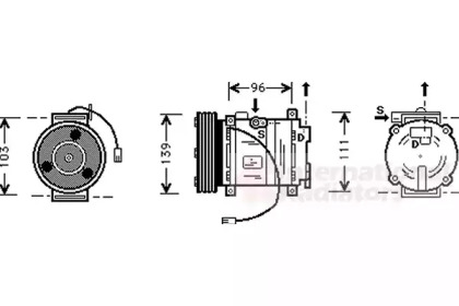 Компрессор (VAN WEZEL: 2700K007)